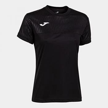 Damen Joma Montreal T-Shirt Schwarz 2XS