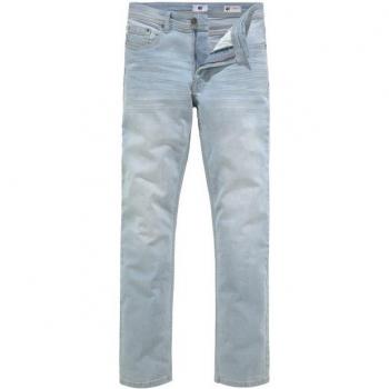 AJC Straight-Jeans für Herren, lässiger Used-Look