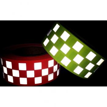 Warnband 450 cd/m² – Gelb/Orange fluoreszierend, Sicherheitsfenster für Kleidung