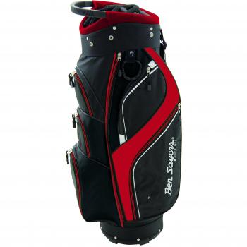 Ben Sayers DLX 8.5” Cart Bag – Dual Color Black/Red