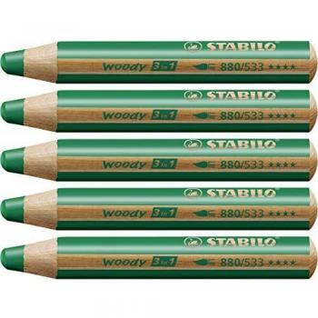 Estilo Verde Oscuro Woody: Lápiz Acuarelable