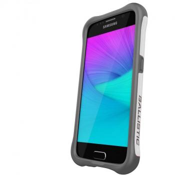 Starkschutz‑Cover „Urban Defender“ – Samsung Galaxy S6 (SM‑G920F) Weiß/Grau