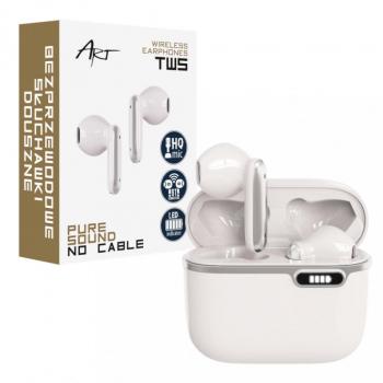 Écouteurs intra‑auriculaires sans fil Art AP‑TW‑B4, connectivité USB‑C