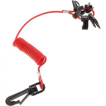 Juego de Llaves STOP KILL con Cable Rojo – Compatible Johnson, Evinrude, Yamaha