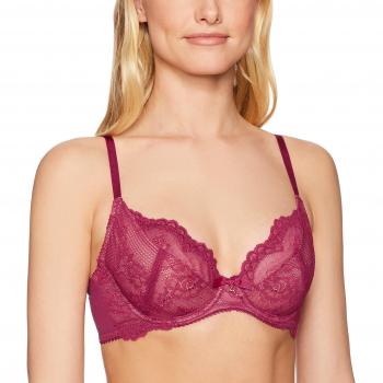 Ruby Red Spitzen-Bra 75 G – Gossard Superboost, ohne Innenpolster, Unterband‑Unterstützung