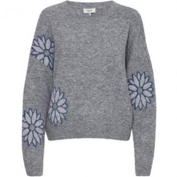 Sweater b.young byomea grigio per lei