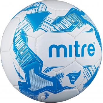 Mitre Size 3 Soccer Ball – White Cyan