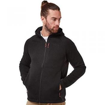 Chaqueta Fleece Craghoppers Apolo para Hombre, Negro Marl, XXL