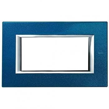 Bticino Axolute Placca Blu Meissen Ha4804Bm Ax Placa 4 M