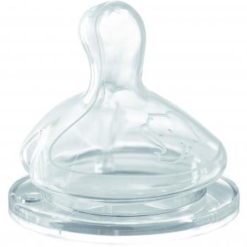 Bébé Confort Perfect Sense Set di 2 Tettarelle in Silicone per Neonati, Flusso Lento