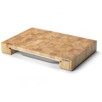 Continenta Küchenbrett mit Edelstahl-Schublade 48 x 32,5 cm
