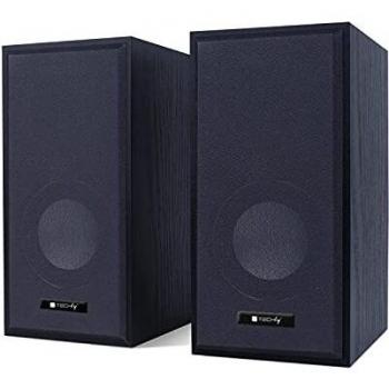 Duo d'Enceintes 6W Noir avec Connecteur Jack