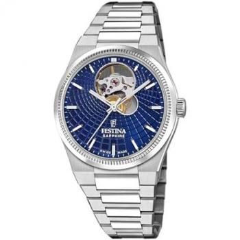 Festina Rivé Blue 35mm Swiss Automatic for Her