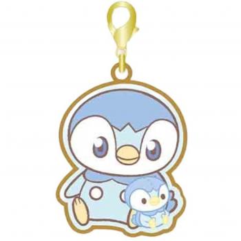Poke Piece Plush Toy Series – Marimo Craft Metal Charm Set (Piplup + Mokuro) PKP‑181