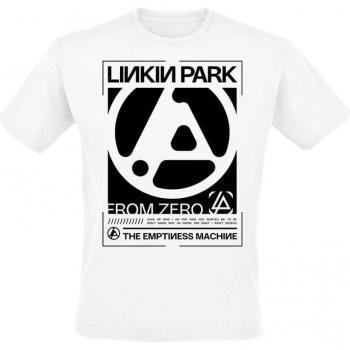 The Emptiness Block – Linkin Park T-Shirt (weiß, Herren, Größe M)
