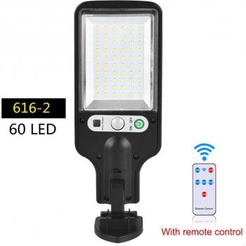 Smart Solar LED Wall Light with PIR Sensor and Remote