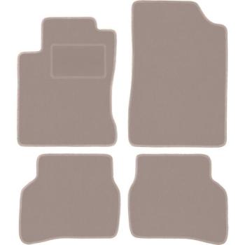 Tapis de sol beige pour Mazda MX-3 coupé en velours (1991-1998)