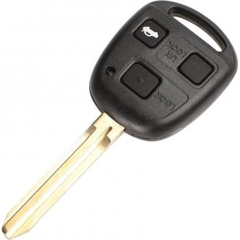 3-Button Car Key Shell for Toyota Models