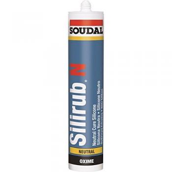 Silirub Silicone Gris Ombré RAL 7022 – 310 ml, Soudal