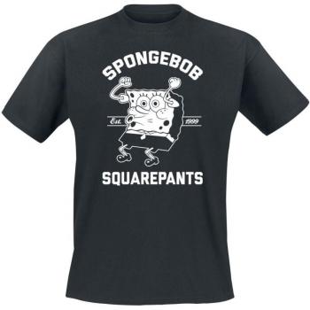 T-Shirt Nero SpongeBob SquarePants