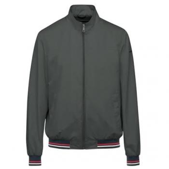 Herrenjacke mit Stehkragen in Oliv
