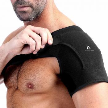 Bandage d'épaule Anoopsyche Epauliere Réglable Néoprène Femmes Hommes Tennis Badminton