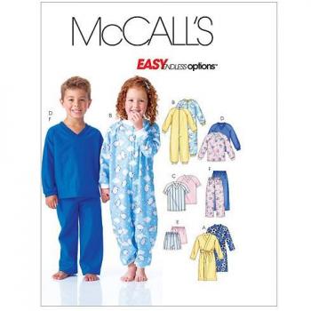 Children's Robe, Belt, Jumpsuit, Top, Shorts and Pants, M6224, Size CB