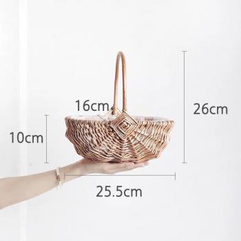 Korean Rattan Flower Display Basket