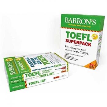 TOEFL iBT Superpack : 4 Books + Practice Tests + Audio Online
