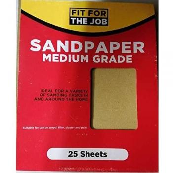Fit For The Job 25Pk Sandpaper