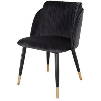Silla Sofisticada Black Velvet – Estilo Lugger