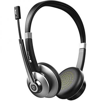Earbay Bluetooth Headset, Wireless Headset with Mic Noise Canceling for Zoom