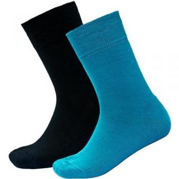 Devold Leichte Merinosocken für Kinder, 2er Set, Blau, Größe 31-34