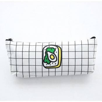 Student Pencil Case with Pizza and Fries