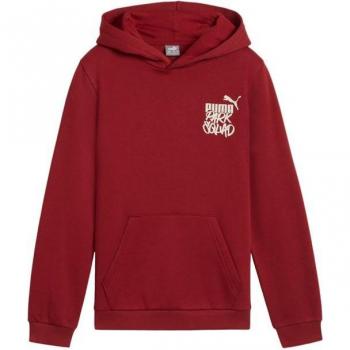 Sudadera infantil Puma Essentials+ Mid 90s, algodón sostenible