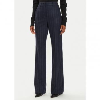 Marella Neveu Wool-Blend Trousers in Blue 12