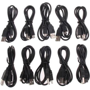 Kit 10 Cables USB para Controlador PS3