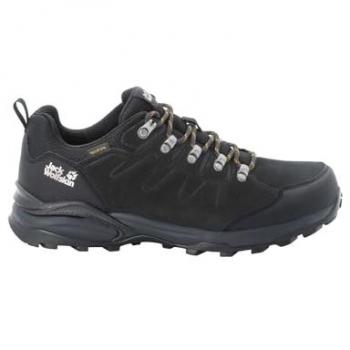 Trekking Low Refugio Jack Wolfskin Hombre en Negro y Blanco