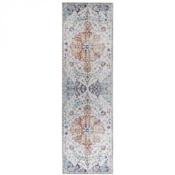 60 x 200 cm Multicolor Vintage Distressed Polyester Area Rug Runner