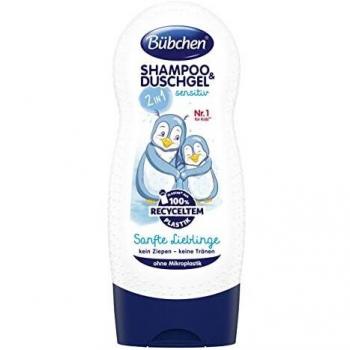Bübchen Shampoo y Gel de Ducha 2 en 1 para Niños, 230 ml