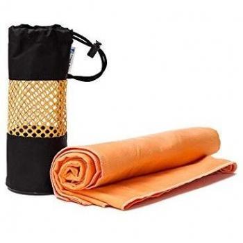 Tapis Microfibre Irisana Sport, 120 cm × 75 cm – Sac Inclus