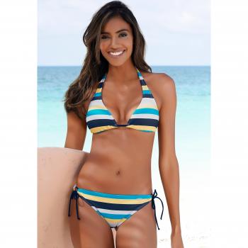 Venice Beach Blockstreifen Triangel-Bikini