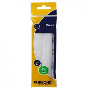 Sew-Free Hook and Loop Tape 50cm White