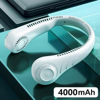 Rechargeable Neck Fan, Small Turbo Handheld USB Electric Fan