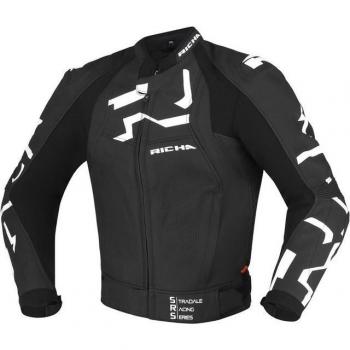 Blouson Richa Stradale Noir et Blanc, Numéro 50