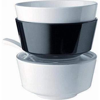 APS White Round Bowl, 8 Floating Design