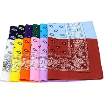 Conjunto de Pañuelos Paisley Multicolor