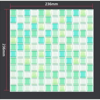 Decoración de Cocina y Baño: Azulejos Verdes 3D