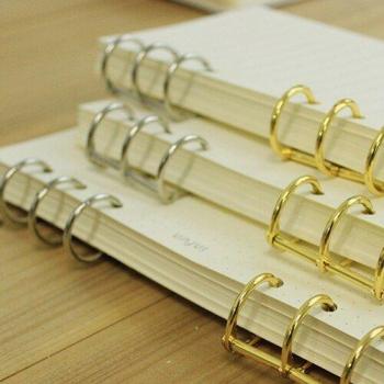 Iron & Gold Hinged Scrapbook Notebook