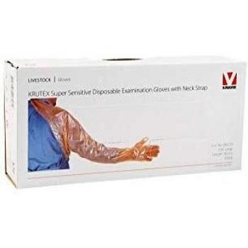 BrightBurst Protective Orange Gloves (Pack of 50)